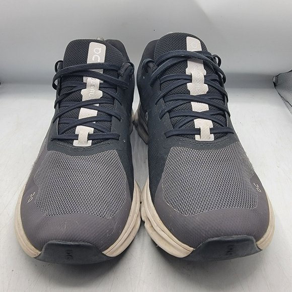 On Cloud Cloudrunner Mens Size 8.5 Black Eclipse Frost Athletic Shoes Casual - Picture 2 of 12